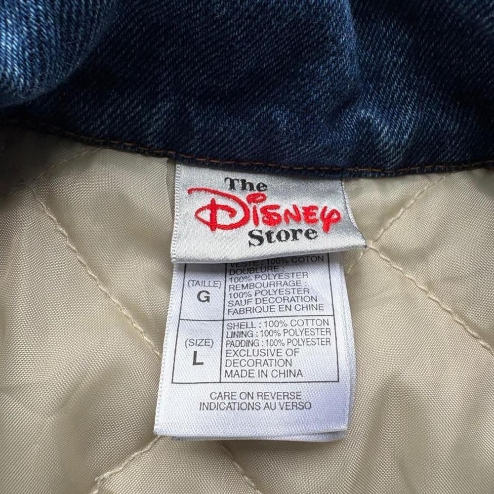 90s Disney Mickey Denim Bomber Jacket - Picture 5 of 8